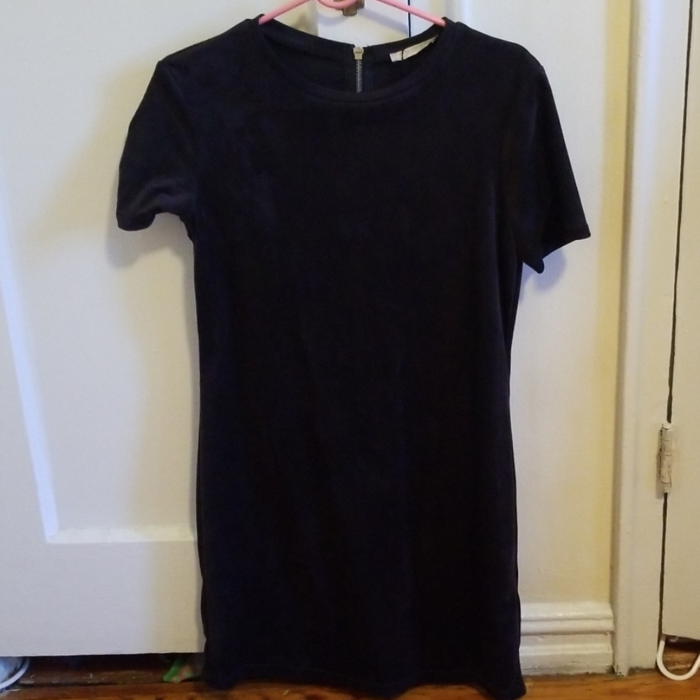 Zara's Black Suede Fall/Winter Dress